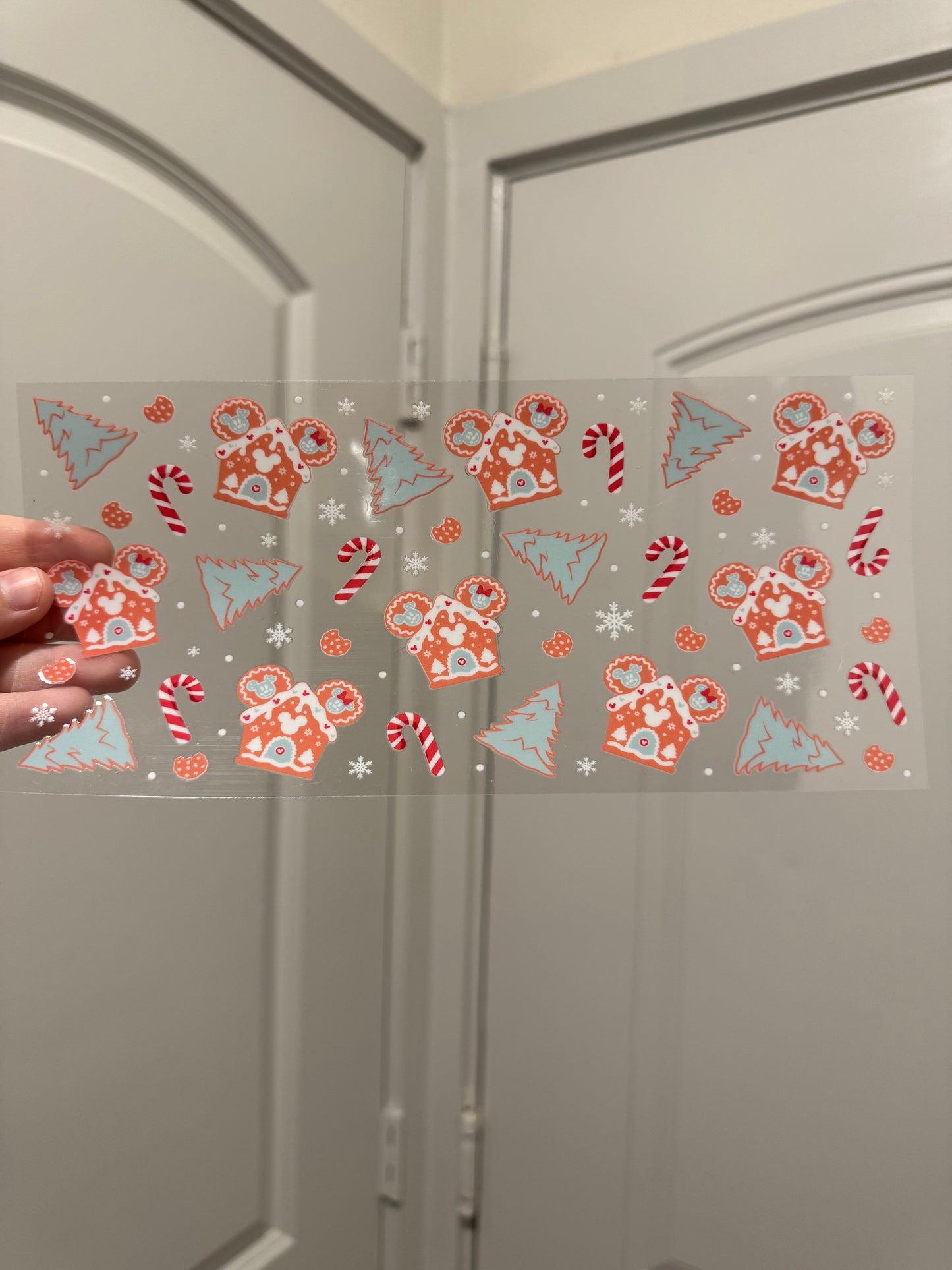 Mickey and Minnie Gingerbread House