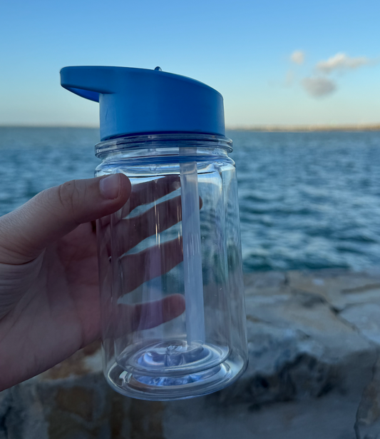 Kids Water Bottle (Dark Blue Lid)