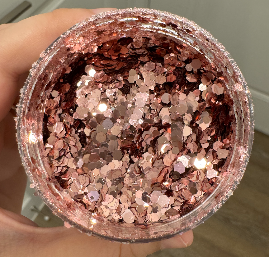 Rose Gold Glitter