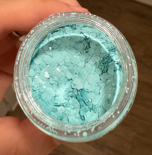 Light Blue Glitter