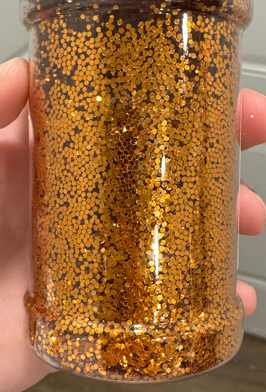 Burnt Orange Medium Glitter