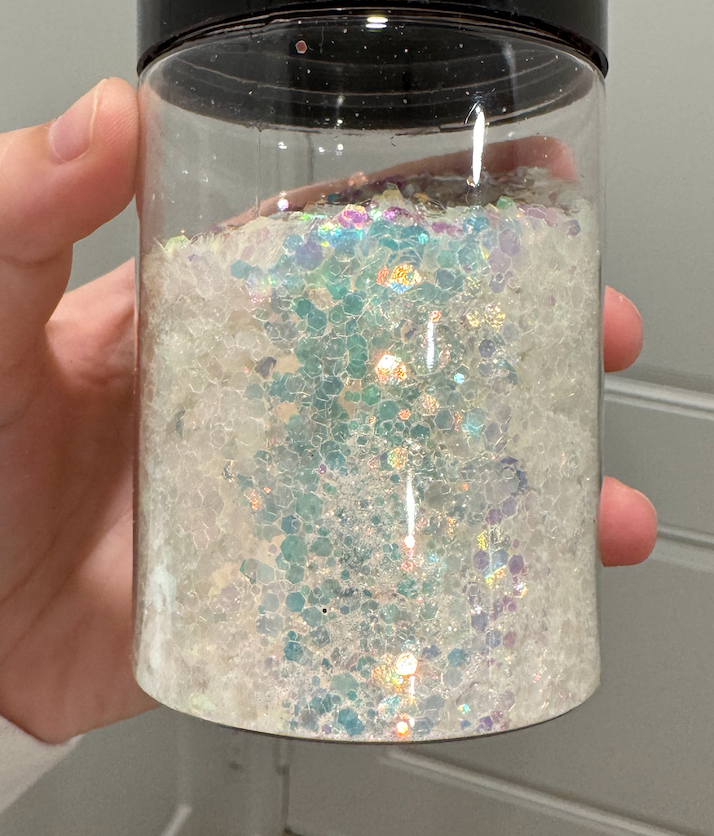 White Holographic Glitter