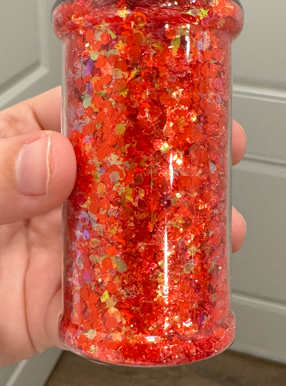 Red Holographic Glitter