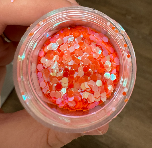 Glow in the Dark Pink Glitter