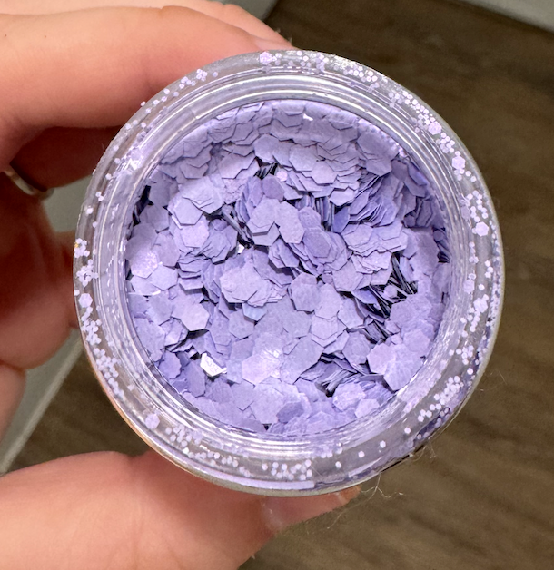 Pastel Purple Glitter