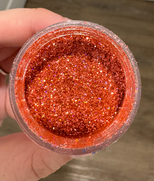 Orange/Red Fine Glitter