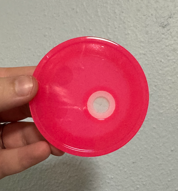 Hot Pink Lid (Plastic)