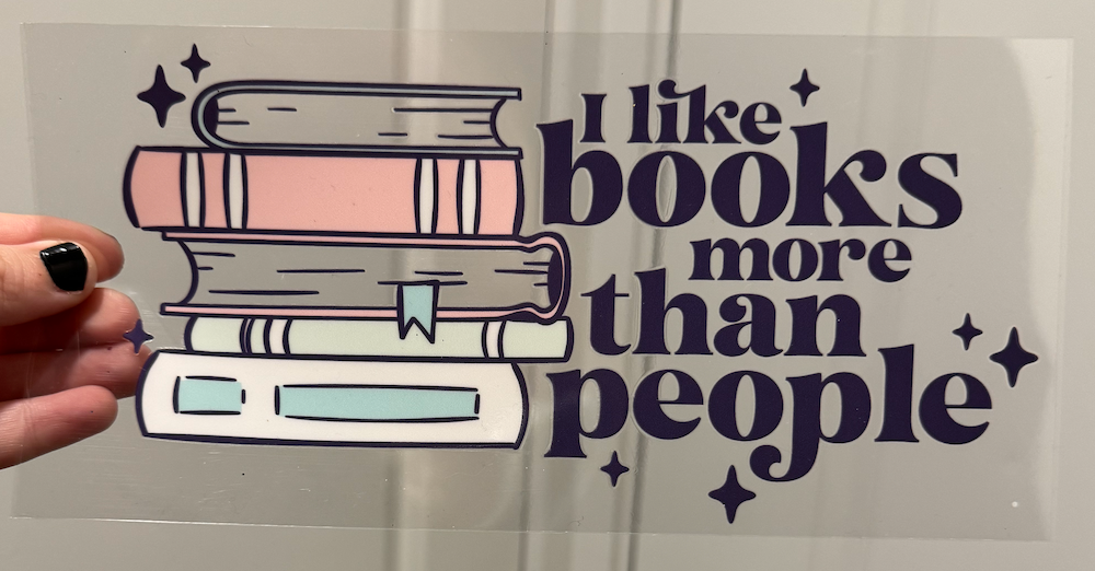 I like books more than people